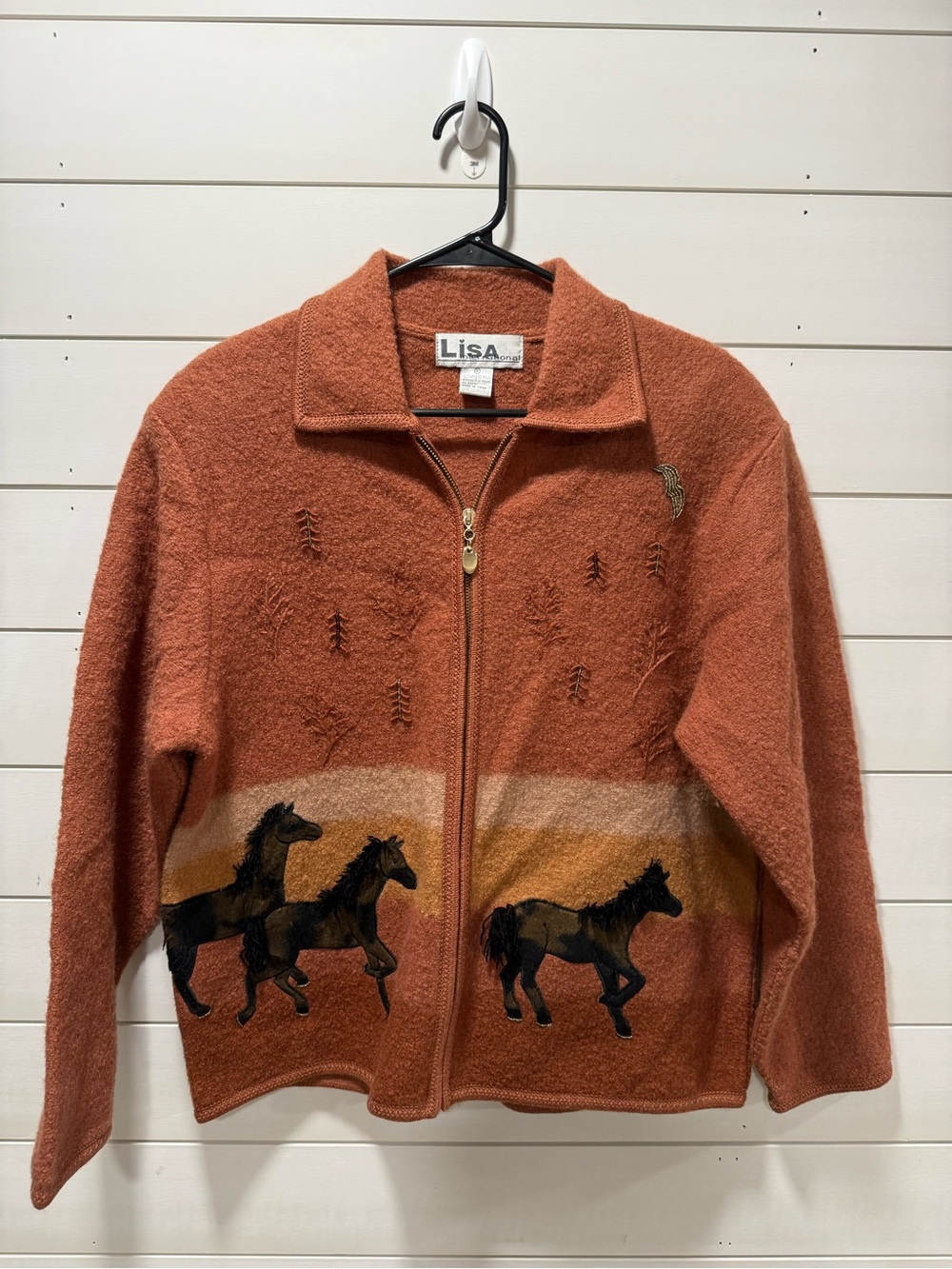 100% Wool Western Horse Jacket